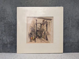 Rare (New-Sealed) Frederic B. Schell "La Rue Sous-le-Cap à Québec" Art Print - Picture 1 of 7