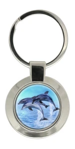 Dolphins Key Ring - Picture 1 of 3