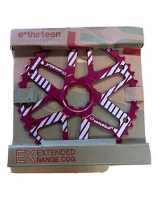 BRAND NEW E-THIRTEEN EX EXTENDED RANGE COG 42T RED ANODIZED 10SP SRAM - Picture 1 of 2