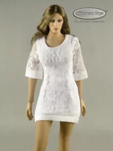 1/6 Phicen, TB League, Jiaou, Hot Toys, NT - Female White Lace Party Dress - Picture 1 of 4
