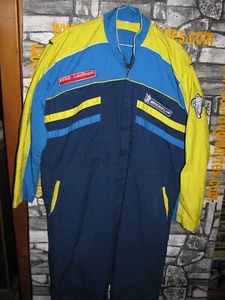 Vintage Michelin Esso Formel 1 Racing Team Cotton Mix Track Anzug Mechaniker 80 - Bild 1 von 2