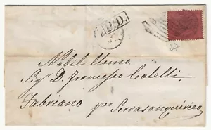 1868 Alter Kirchenstaat - 20 Cent. III Ausgabe rotbraun isoliert - Bild 1 von 2