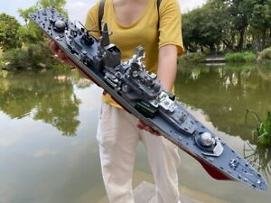 Large Remote Controlled Warship Battleship Rc Ship On Lakes Pools Rivers Exhibit