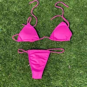 Hot pink/purple Bikini set Ladies Size S - Picture 1 of 4