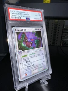 Pokemon Exploud EX 92/100 EX Crystal Guardians Ultra Raro Holo - PSA 8 Casi Nuevo - MT - Imagen 1 de 4