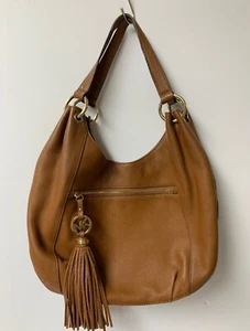 Michael Kors (Unauthenticated) Copper Leather Shoulder Bag Zipper Pocket - Picture 1 of 12