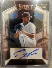 🔥2023 Panini Select Rookie Signatures Eury Perez #RS-EP Rookie Auto RC