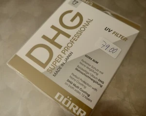 Filtro UV profesional DÖRR DHG 77mm - NUEVO - EMBALAJE ORIGINAL FILTRO UV 77mm - Imagen 1 de 5