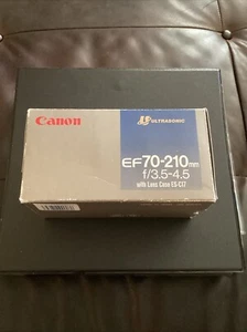 Canon Ef 70-210Mm F3.5-4.5 Lens with Case - Picture 1 of 5