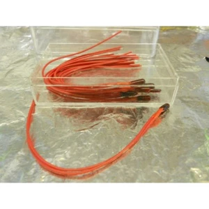 ** MDR 99002 Grain of Wheat Bulb (Red) with attached wires Pack 10 - Picture 1 of 1