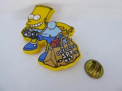 Pin's Pins Pin Badge THE SIMPSONS / BART SIMPSON / OFFICIAL SPY KIT / ESPION ! - Photo 1/4