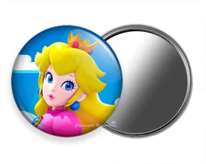 CUTE PRINCESS PEACH SUPER MARIO NEW POCKET HAND PURSE MIRROR GAMER FAN GIFT IDEA - Picture 1 of 1
