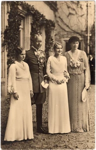 Ak Blessing Princesses Alexandrine & Cecilie of Prussia Real Photo Card 1931 - Picture 1 of 2
