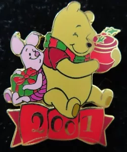 Disney Pin JDS - Pooh & Piglet - Presents - Christmas 2001 AS IS #7769 - Picture 1 of 5