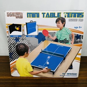 Folding Mini Table Tennis Portable Table Top Play Set Games Play - Picture 1 of 2