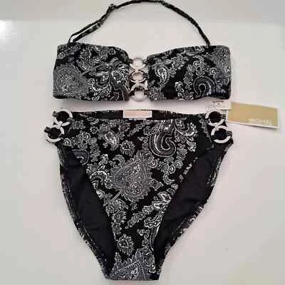 Nuevo con etiquetas Conjunto de bikini halter para mujer Michael Kors talla XS Foto 1 de 4