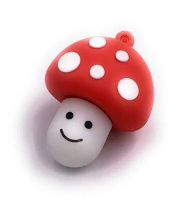Mushroom Red Funny USB Stick Div HD - Picture 1 of 3