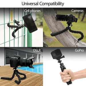 Versatile Octopus Tripod with Flexible Legs for Smartphones & Cameras 7 Porta - Picture 1 of 4
