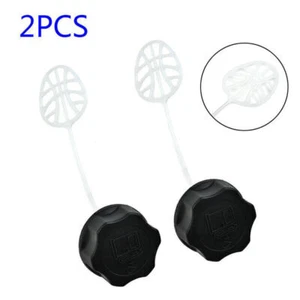 2PCS Plastic Fuel Petrol Tank Cap for Chainsaw Strimmer Trimmer Brush Cutter - Picture 1 of 12