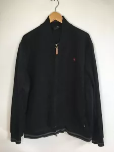Ferrari Puma Men's Unisex Zip Up Sweater Black Full Zip Track Jacket Size XXL - Picture 1 of 12