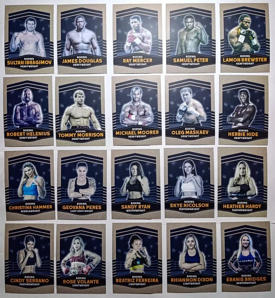 ALL WOMEN BOXING CHAMPIONS 2025 Cards Set PRICE FOR 1x CARD - Image 1 of 4
