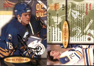 Wayne Primeau Signed 1996-97 Fleer #132 Card Buffalo Sabres Auto Autograph Den - Picture 1 of 1