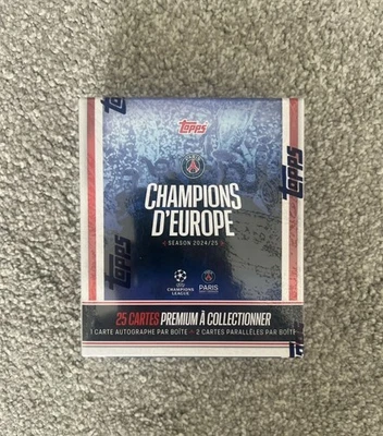 Topps PSG Paris Saint-Germain: Champions d’Europe 2025 Box - Image 1 of 4