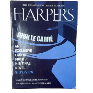 Harpers Magazine OCT 2021 John Le Carre Excerpt End Minor League Baseball - Picture 1 of 10