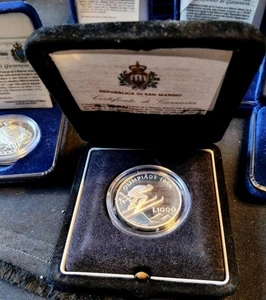 🔥SAN MARINO🔥1000 LIRE 1994🔥FDC🔥SILBERMÜNZE🔥OLYMPIADE 1994🔥 - Bild 1 von 4