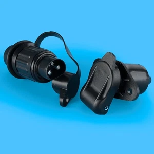 3-Pin 12V 24V Male Plug & Female Socket Connector For Car Truck Trailer Caravan - Picture 1 of 10