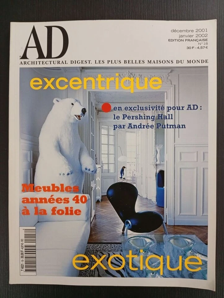 Zeitschrift Ad - Architektonische Digest Frankreich Nr. 18 Guter Zustand! - Bild 1 von 1