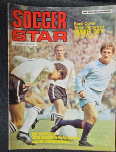 SOCCER STAR MAGAZINE  JANUARY 30TH 1970  INCLUDES CARDIFF CITY - Picture 1 of 2