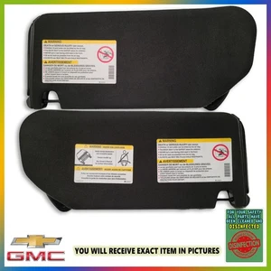 1995-2005 GMC Jimmy Chevy Blazer S10 SUN VISOR SET LEFT & RIGHT DRIVER PASSENGER - Picture 1 of 7