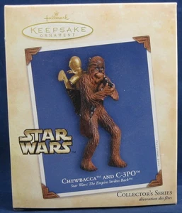 Hallmark Decorazione Ricordi di Natale, Chewbacca e C-3PO Star Wars, Nuovo - Foto 1 di 2