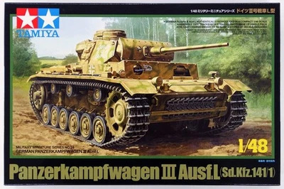 Tamiya 1/48 Military No.24 GERMAN PANZERKAMPFWAGEN III Ausf.L kit 32524 JAPAN81 - Immagine 1 di 4