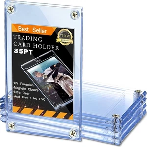 5 Pieces 4 Screw Trading Card Protector, Baseball Sleeves Card Protector, 35 ... - Picture 1 of 6