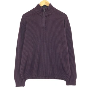Vintage 90'S~00'S Calvin Klein Cotton Knit Half Zip Sweater Men's XL Size Vi... - Picture 1 of 3