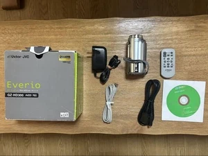 Victor JVC Everio GZ-HD300-S Camcorder with Charger, Manual, AV Cable, No Batte - Picture 1 of 11
