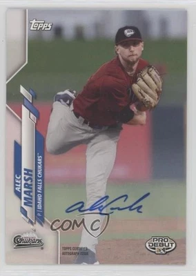 2020 Topps Pro Debut Auto Alec Marsh #PD-39 - Image 1 of 3