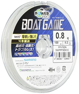  Juego de Barco Shimano Power Pro Multicolor Pe Line 1200M (100M X 12) Foto 1 de 3