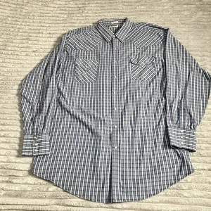 Elly Cattlemen tall men peral snap men’s long sleeve size 3XLT - Picture 1 of 12