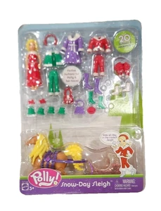 Trineo Polly Pocket día nieve moda y accesorios NUEVO RARO DE COLECCIÓN sellado Mattel - Imagen 1 de 7
