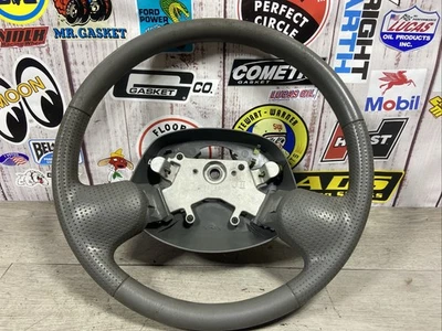 99-04 Chevy Geo Tracker Dark Gray Vinyl Steering Wheel OEM Foto 1 de 4