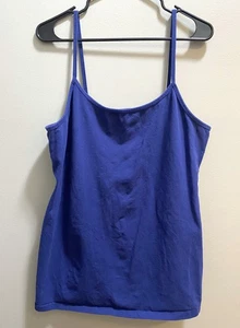 Torrid Damen dehnbares blaues Camisole Baumwollmischung Tanktop Größe 3X - Bild 1 von 3