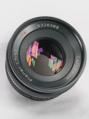 Carl Zeiss Planar 50mm F1.7 T* Standard Lens for Contax/Yashica 3703 - Image 1 of 4