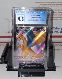 CGC 9.5 Gem Mint Charizard V 2020 Black Star Promos SWSH050 Pokemon Card - Picture 1 of 2