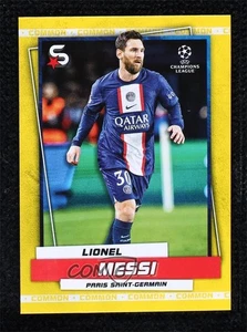 2022-23 Topps UEFA Club Competitions Superstars Common Yellow Lionel Messi #135 - Foto 1 di 4