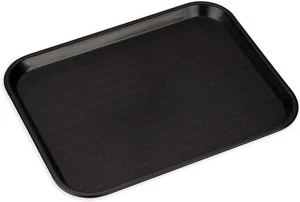 Versatile 14x18 Black Cafeteria Tray: Durable, Lightweight & Dishwasher Safe - Picture 1 of 9