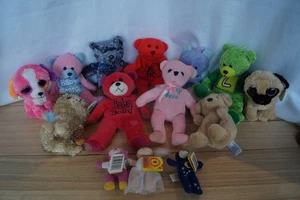 Ty Beanie Boos & Beanie Kids Plush Lot – 14x Teddy Bears Dogs Bundle Collectible - Bild 1 von 15
