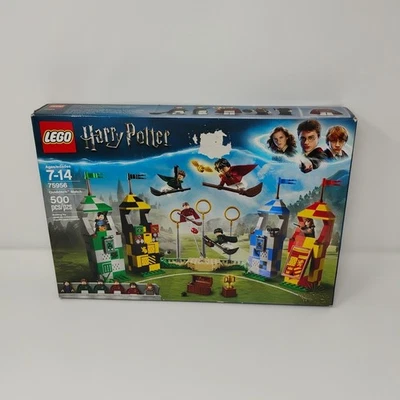 Lego Harry Potter Quidditch Match 75956 Factory Sealed 500 Pc - Minor Box Damage - Image 1 of 4